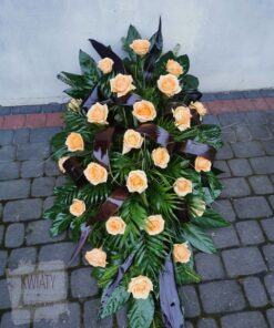 Wiązanka duża z naturalnych kwiatów na pogrzeb