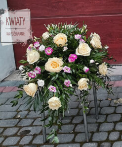 dekoracja na trumnę, pająk