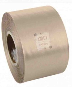 Szarfa Satynowa Beżowa (Czarne Napisy)