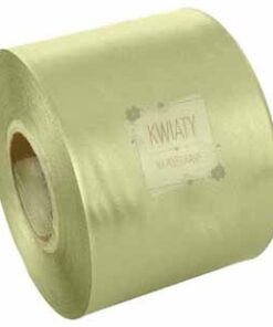 Szarfa Satynowa Jasno Zielona (czarne napisy)